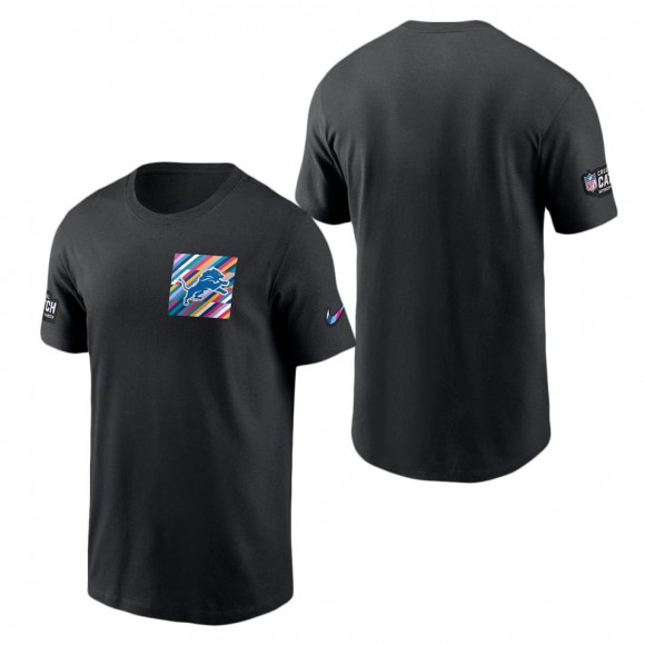 Detroit Lions Black 2023 NFL Crucial Catch Sideline Tri-Blend T-Shirt