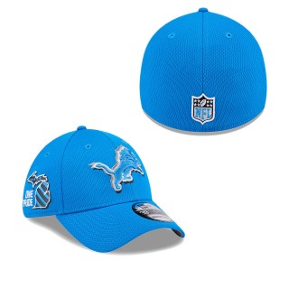 Detroit Lions Blue 2024 NFL Draft 39THIRTY Flex Hat