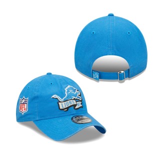 Men's Detroit Lions Blue OTC 2022 Sideline 9TWENTY Adjustable Hat