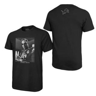 Detroit Lions Jared Goff Majestic Threads Black Graphic T-Shirt