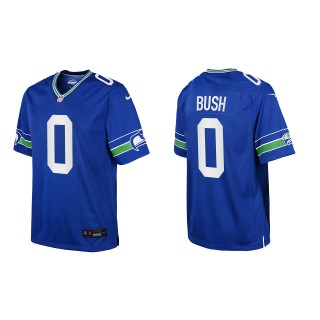 Devin Bush Youth Seattle Seahawks Royal Throwback Game Jersey