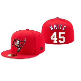 Tampa Bay Buccaneers Devin White Red Omaha 59FIFTY Fitted Hat