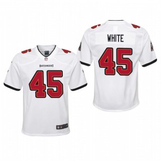 Youth Tampa Bay Buccaneers Devin White Game Jersey - White