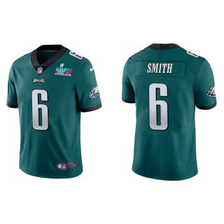 DeVonta Smith Men's Philadelphia Eagles Super Bowl LVII Green Vapor Limited Jersey