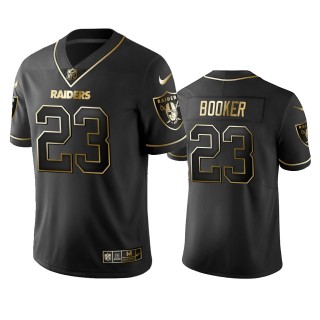 Devontae Booker Raiders Black Golden Edition Vapor Limited Jersey