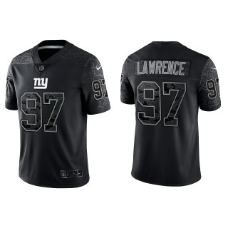 Dexter Lawrence New York Giants Black Reflective Limited Jersey