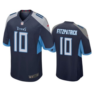 Tennessee Titans Dez Fitzpatrick Navy Game Jersey