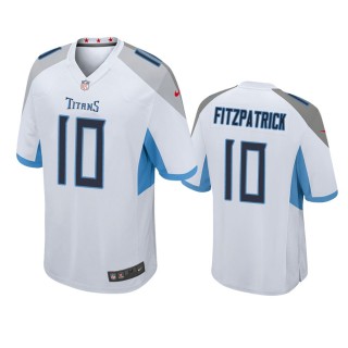 Tennessee Titans Dez Fitzpatrick White Game Jersey