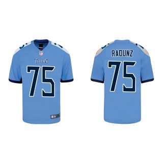 Dillon Radunz Youth Tennessee Titans Light Blue Game Jersey