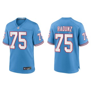 Dillon Radunz Tennessee Titans Light Blue Oilers Throwback Alternate Game Jersey