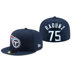 Tennessee Titans Dillon Radunz Navy Omaha 59FIFTY Fitted Hat