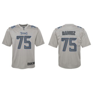 Dillon Radunz Youth Tennessee Titans Gray Atmosphere Game Jersey