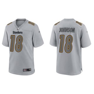 Diontae Johnson Pittsburgh Steelers Gray Atmosphere Fashion Game Jersey