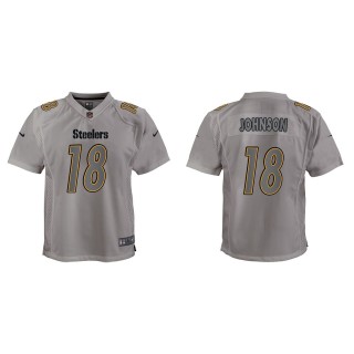 Diontae Johnson Youth Pittsburgh Steelers Gray Atmosphere Game Jersey