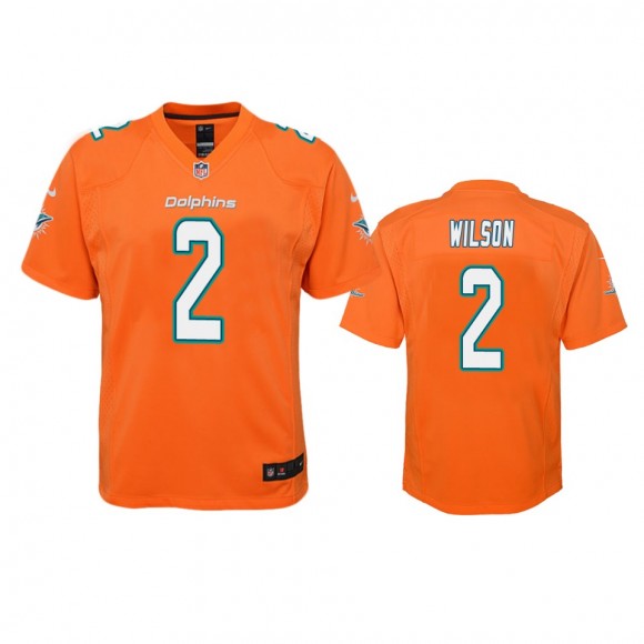 Miami Dolphins Albert Wilson Orange Color Rush Game Jersey
