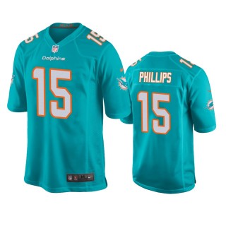 Miami Dolphins Jaelan Phillips Aqua 2021 NFL Draft Game Jersey