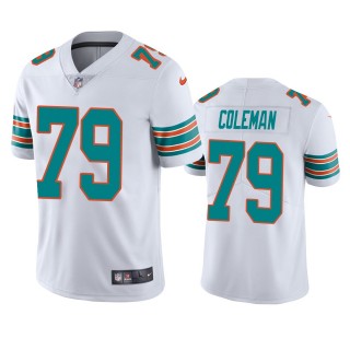 Miami Dolphins Larnel Coleman White Vapor Limited Jersey