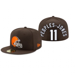Cleveland Browns Donovan Peoples-Jones Brown Omaha 59FIFTY Fitted Hat