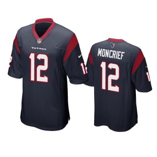 Houston Texans Donte Moncrief Navy Game Jersey