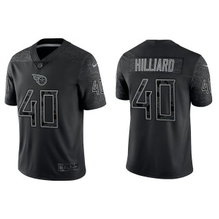 Dontrell Hilliard Tennessee Titans Black Reflective Limited Jersey