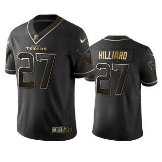 Texans Dontrell Hilliard Black Golden Edition Vapor Limited Jersey