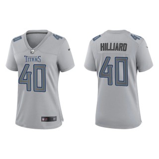 Dontrell Hilliard Women's Tennessee Titans Gray Atmosphere Fashion Game Jersey