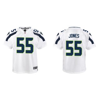 Youth Seahawks Dre'mont Jones White Game Jersey