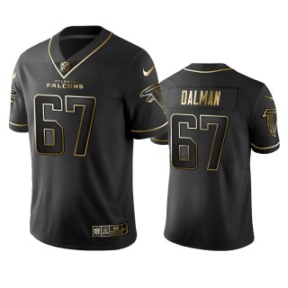 Drew Dalman Falcons Black Golden Edition Vapor Limited Jersey