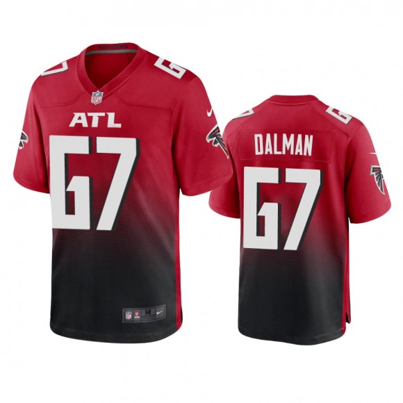Drew Dalman Atlanta Falcons Red Vapor Limited Jersey