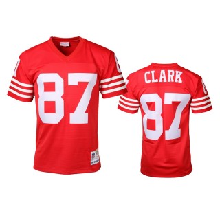 San Francisco 49ers Dwight Clark Red Throwback Retired Player Jersey