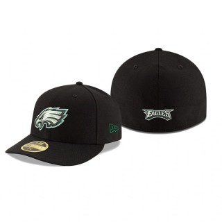 Philadelphia Eagles Black Omaha Low Profile 59FIFTY Hat