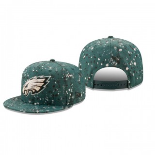 Philadelphia Eagles Midnight Green Splatter 9FIFTY Snapback Hat