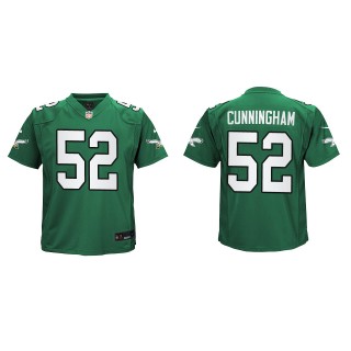 Youth Zach Cunningham Eagles Kelly Green Alternate Game Jersey