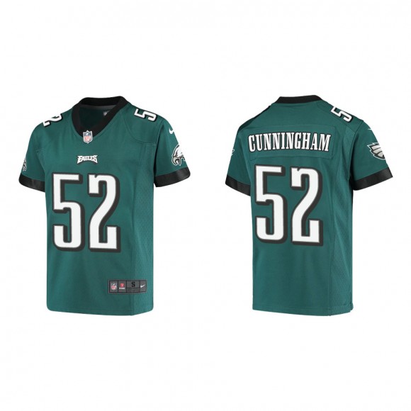 Youth Zach Cunningham Eagles Midnight Green Game Jersey