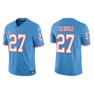 Eddie George Tennessee Titans Light Blue Oilers Throwback Vapor F.U.S.E. Limited Jersey
