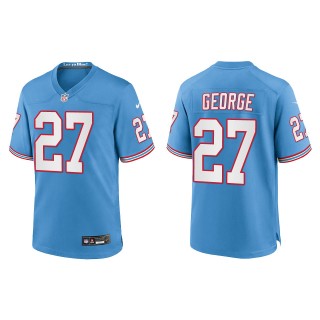 Eddie George Youth Tennessee Titans Light Blue Oilers Throwback Alternate Game Jersey
