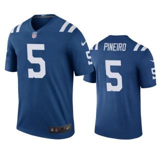 Indianapolis Colts Eddy Pineiro Royal Color Rush Legend Jersey
