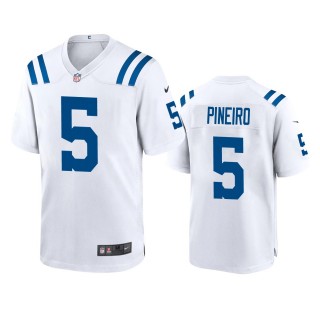 Indianapolis Colts Eddy Pineiro White Game Jersey