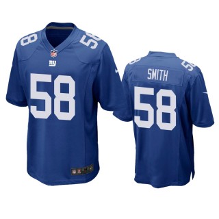 New York Giants Elerson Smith Royal Game Jersey