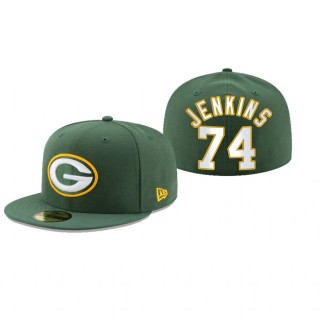 Green Bay Packers Elgton Jenkins Green Omaha 59FIFTY Fitted Hat