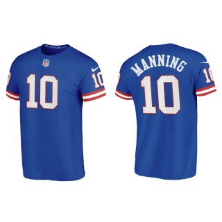 Eli Manning New York Giants Royal Classic T-Shirt