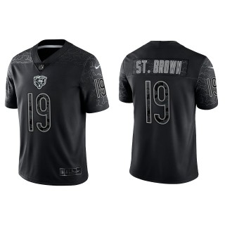 Equanimeous St. Brown Chicago Bears Black Reflective Limited Jersey