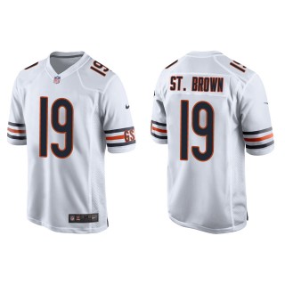 Men's Chicago Bears Equanimeous St. Brown White Game Jersey