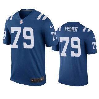 Indianapolis Colts Eric Fisher Royal Color Rush Legend Jersey