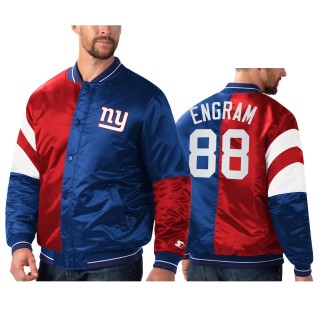 Giants Evan Engram Royal Red Split Jacket