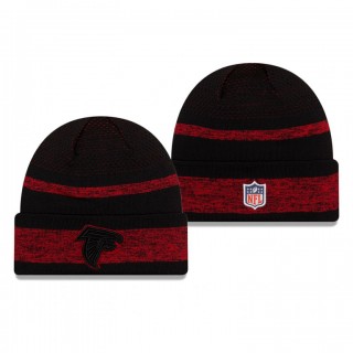 Atlanta Falcons Black 2021 NFL Sideline Tech Cuffed Knit Hat