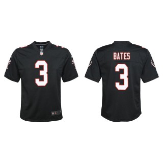 Youth Jessie Bates III Falcons Black Throwback Game Jersey