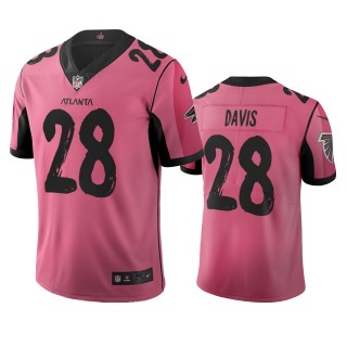 Atlanta Falcons Mike Davis Pink City Edition Vapor Limited Jersey