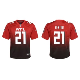Youth Atlanta Falcons Rashad Fenton Red Alternate Game Jersey