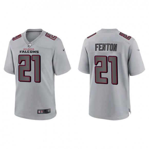 Men's Atlanta Falcons Rashad Fenton Gray Atmosphere Fashion Game Jersey